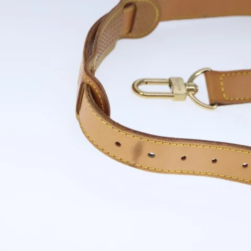 Louis Vuitton Vintage Pre-owned Leather home-office Beige Dames