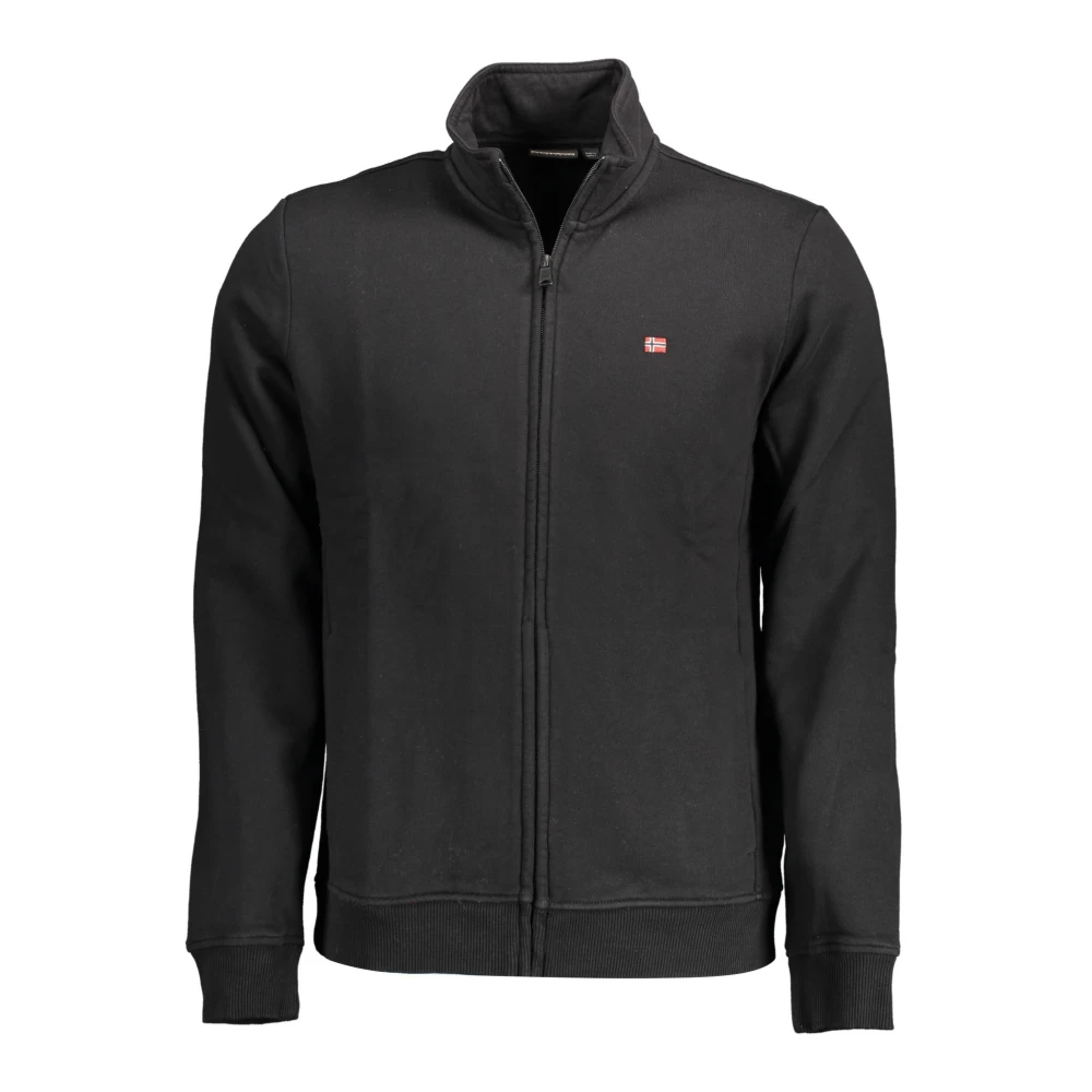 Napapijri Men's Black Clothing - Zip-Throughs - 2XL - Sweatshirts & Hoodies