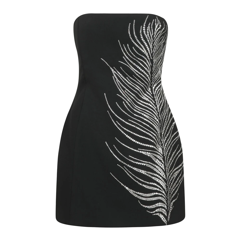 David Koma Veren Versierde Mini Jurk Black Dames