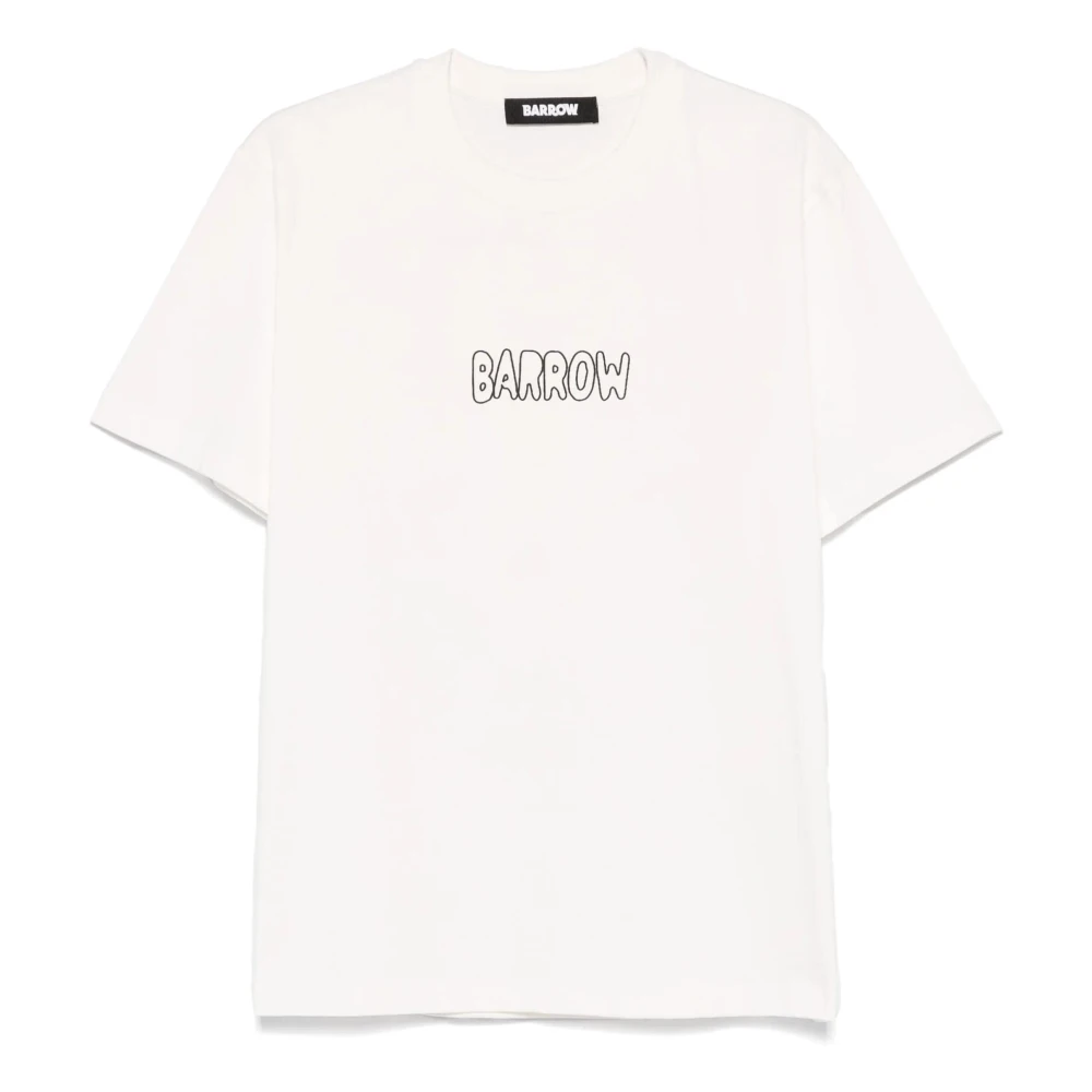 Barrow Jersey T-Shirt White Heren