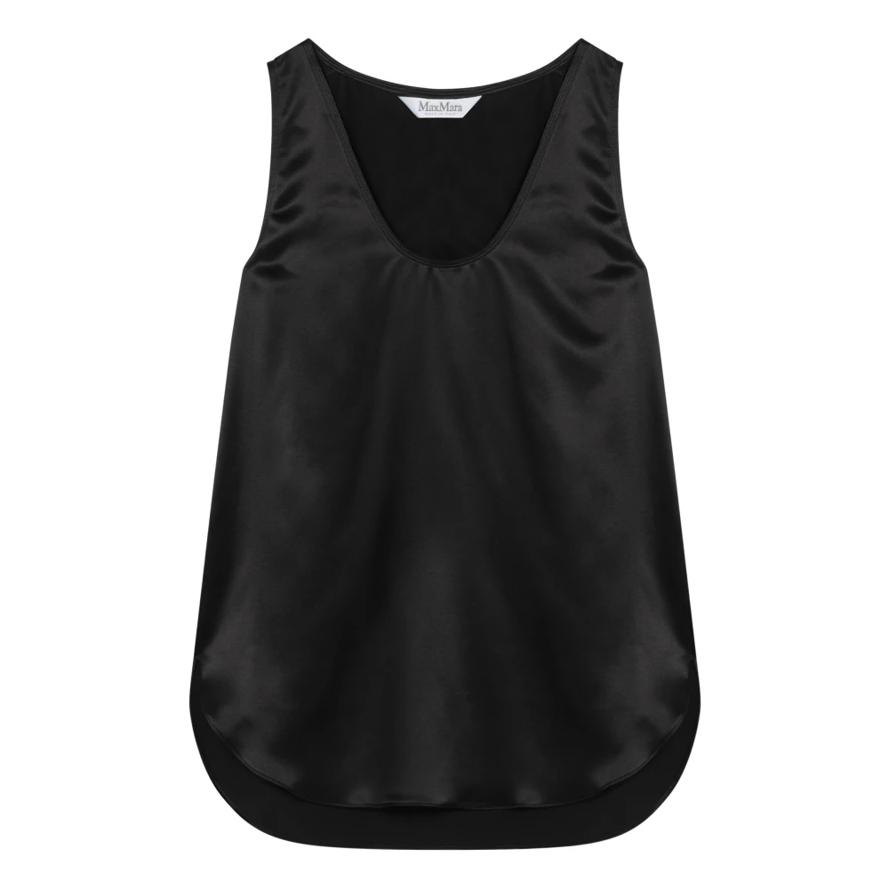 Max Mara Pure Tanktop Black Dames