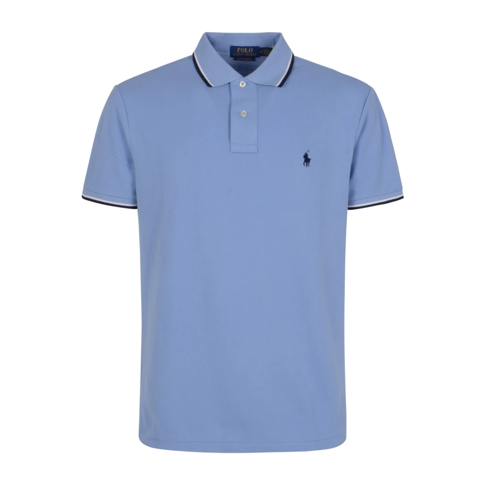 Polo Ralph Lauren Men's Blue Polo Shirts, L, Sskccmslmm1 Short Sleeve Polo Shirt