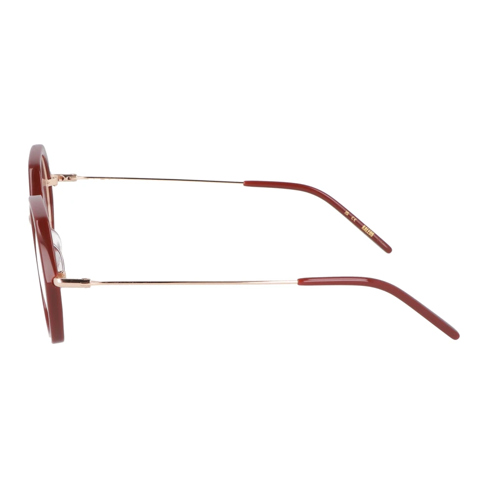 Kaleos Moderne Hexagonale Bril Rambeau Brown Unisex