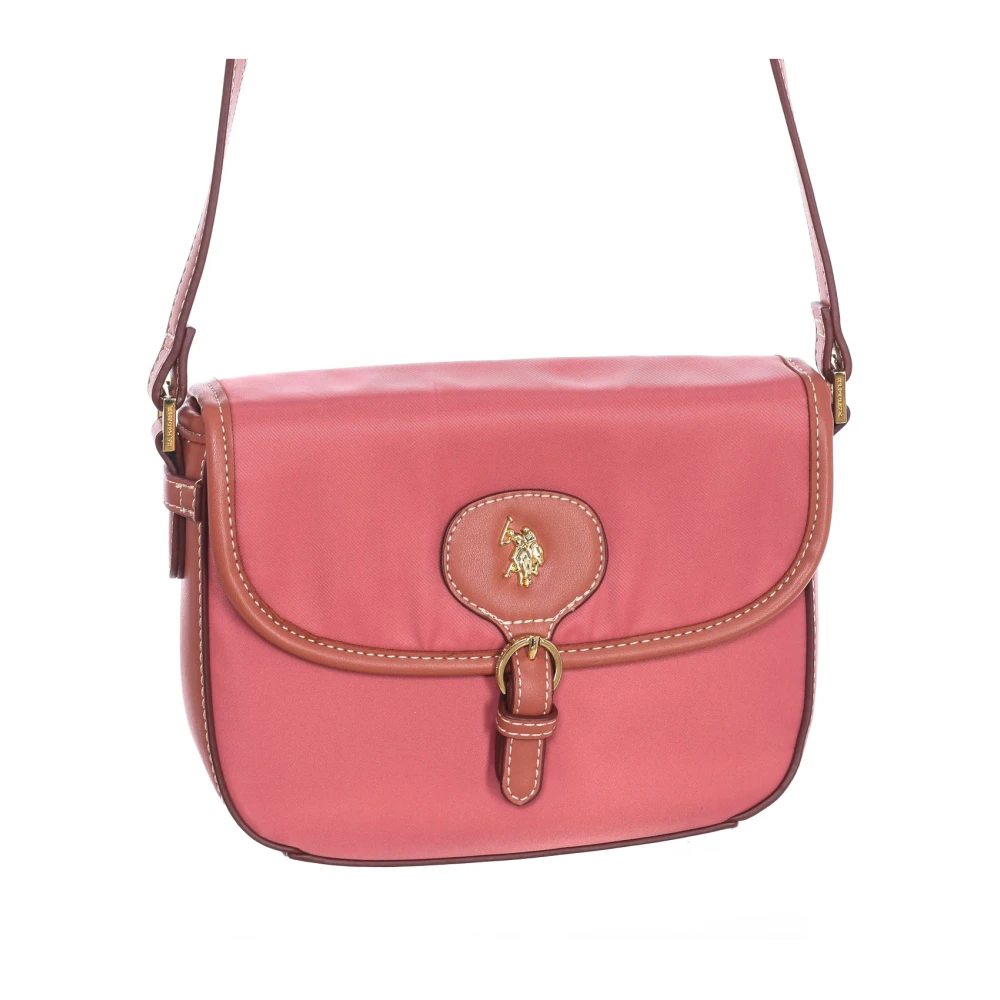 U.s. Polo Assn. Synthetische Crossbody Tas met Verstelbare Band Pink Dames