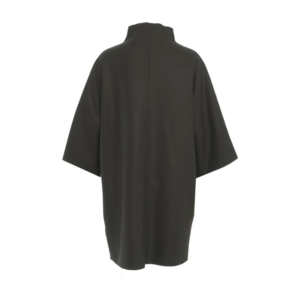 Harris Wharf London Groene Kimono Jas Aw24 Green Dames