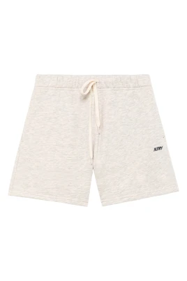 Broderad logofleece shorts