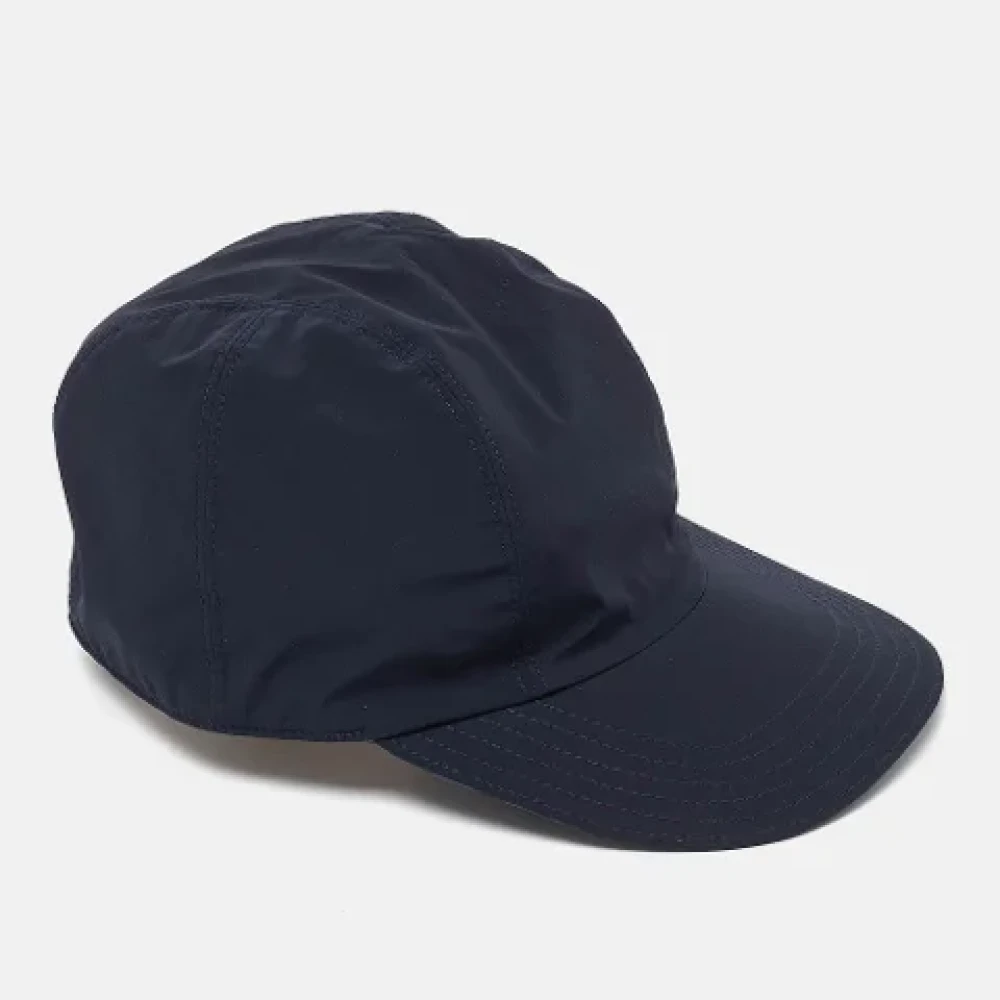 Hermès Vintage Pre-owned Nylon hats Blue Dames