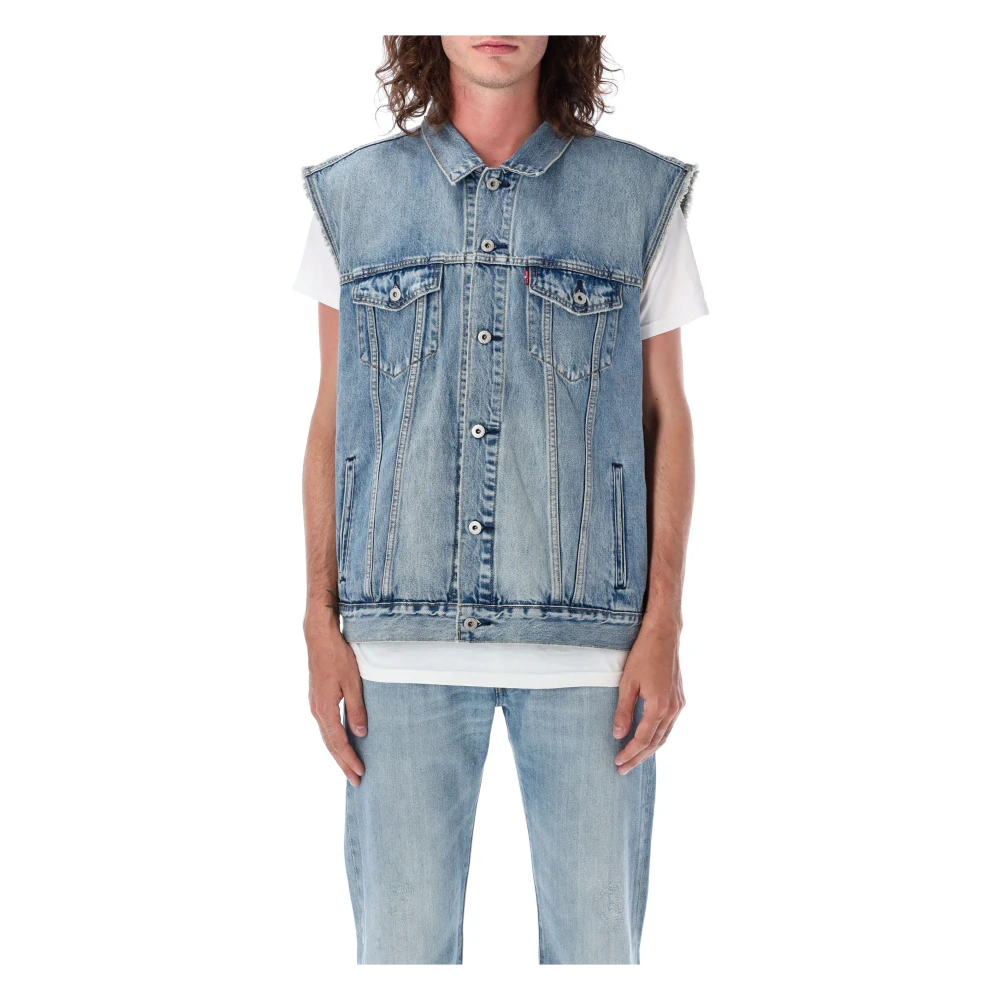 Levi's - Jackets > Vests - Blue - Levi's - Modalova