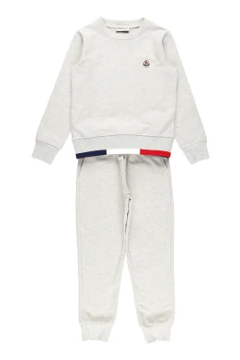 Trikolorfodrad bomullsjoggingdress