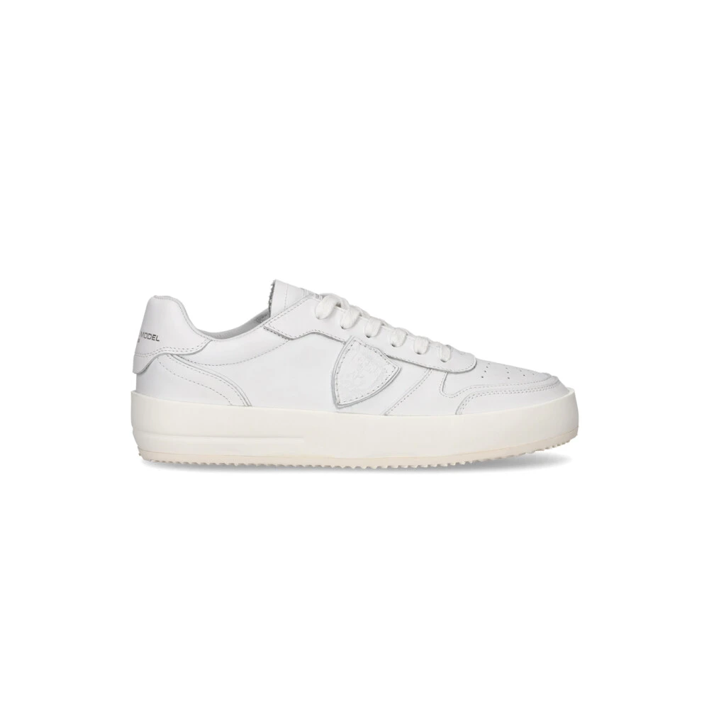 Philippe Model Mooie Lage Sneakers Heren Schoenen Wit