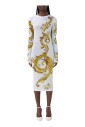 elegante-robe-midi-a-imprime-baroque