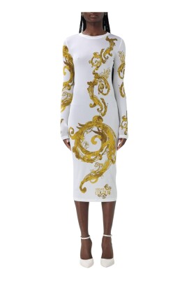 baroque-print-elegant-midi-dress