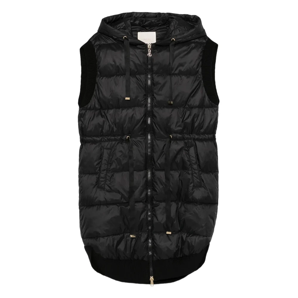 Twinset Black Padded Vest - Female - Waistcoats - S - Jackets