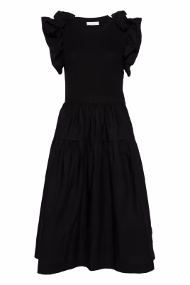 schwarzes-midi-kleid-lassiger-stil