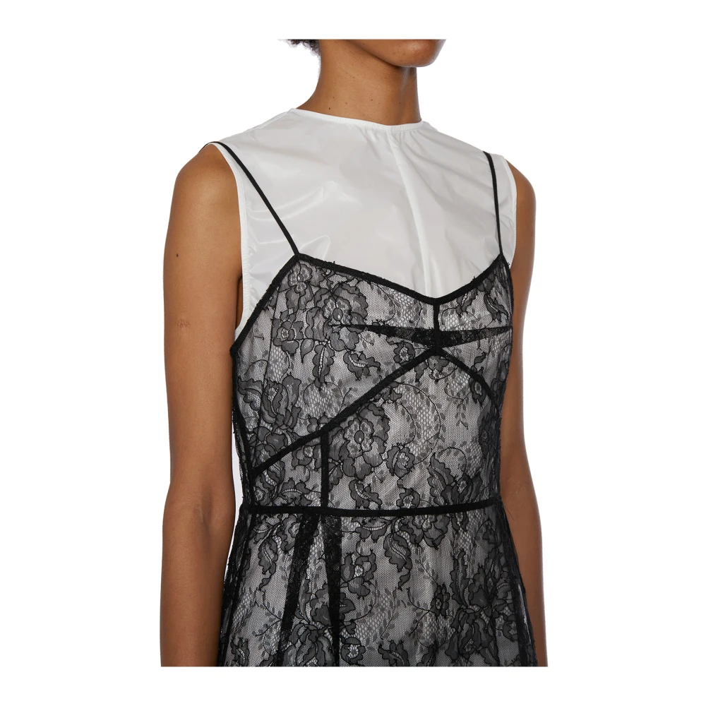 Christian Boaro Korte Kanten Jurk Black Dames