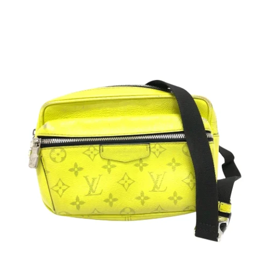 Louis Vuitton Vintage Pre-owned Leather clutches Yellow Dames