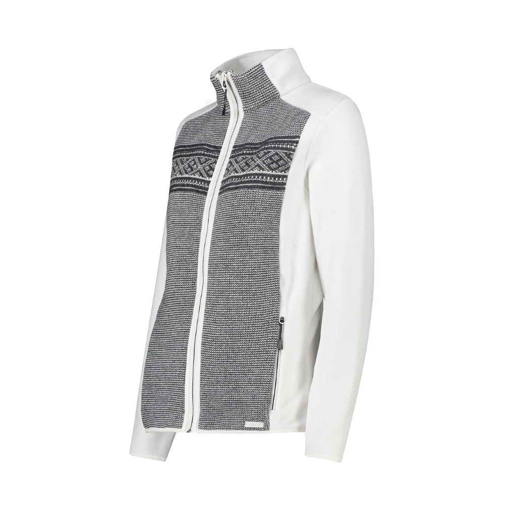 CMP Arctic Fleece Sweater Regular Fit White Dames