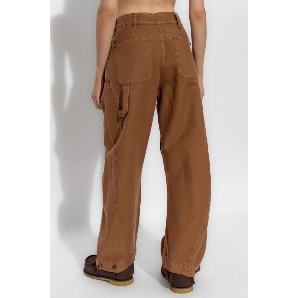 JW Anderson Losse broek Brown Dames