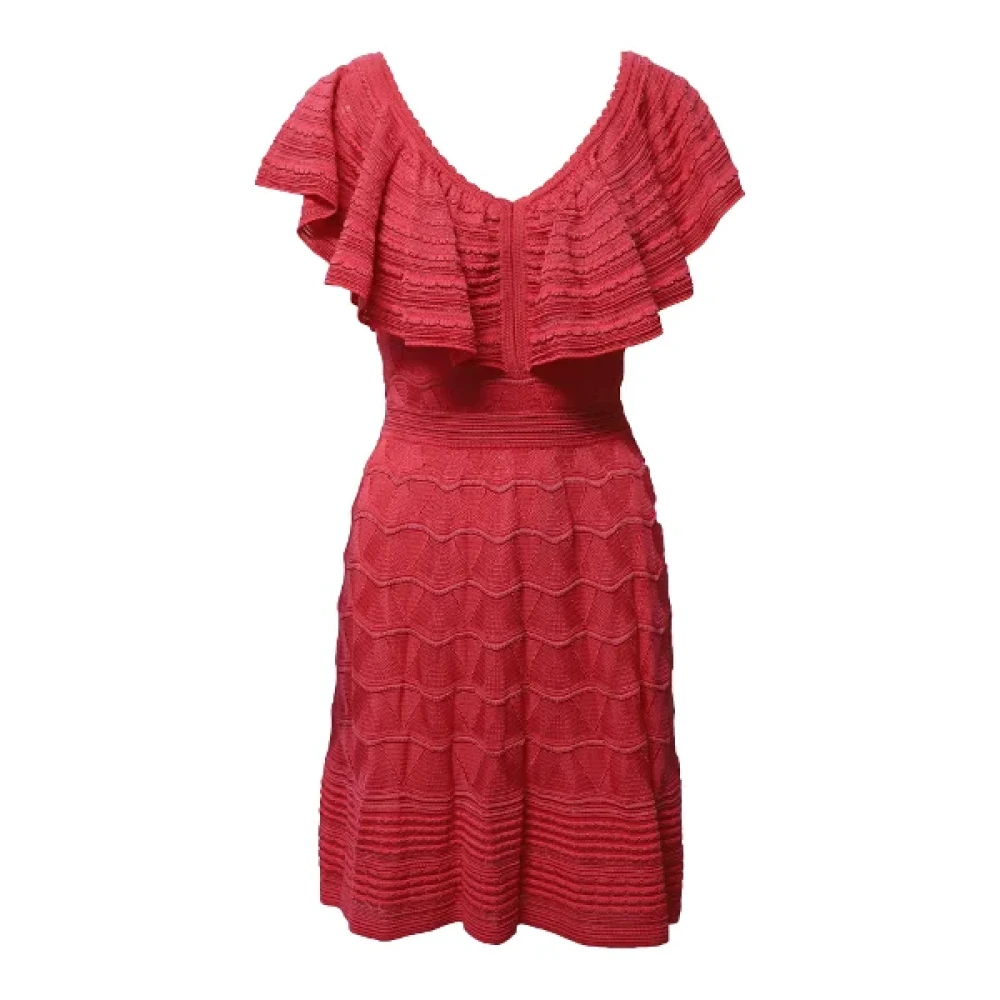 Missoni Pre-owned Cotton dresses Pink Dames
