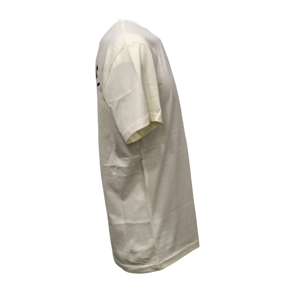 Manuel Ritz Korte Mouw T-shirt Beige Heren
