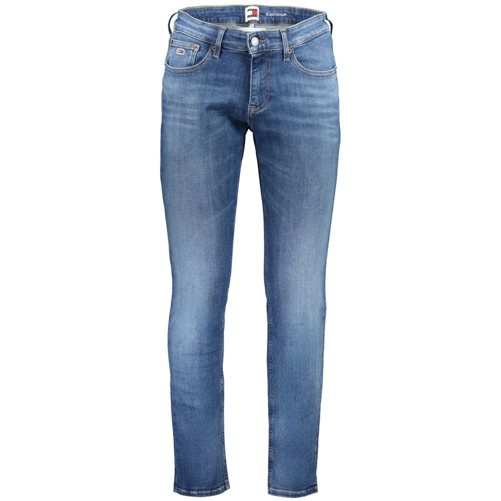 Tommy Hilfiger Blauwe Katoenen Jeans & Broek Blue Heren