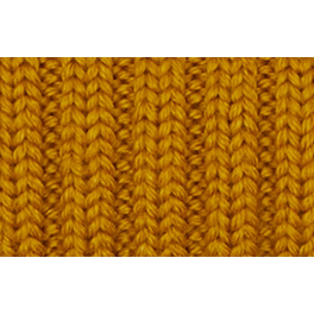 Gallo Gele Geribbelde Beanie Muts Yellow Unisex