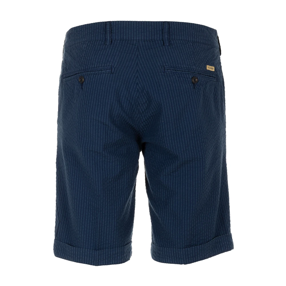 40Weft Chino Bermuda Shorts Blue Heren