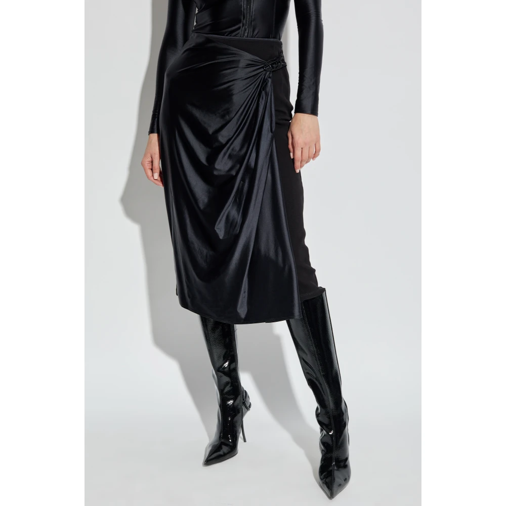 Diesel Rok O-Silv Black Dames
