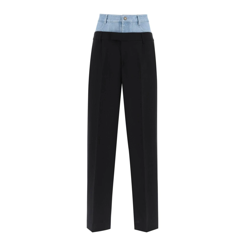 Dion Lee Wide Trousers Black Dames