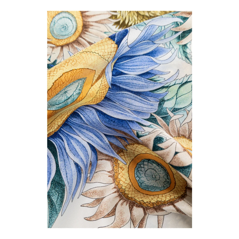 Salvatore Ferragamo Zijden sjaal met print Multicolor Dames