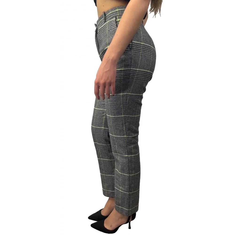 Manila Grace Wollen broek met viscose Gray Dames