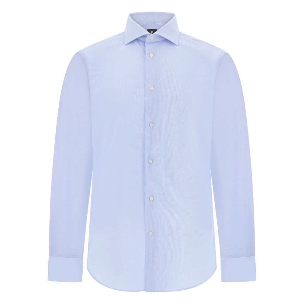 Boggi Milano Herren Blau Shirts, Sgröße: