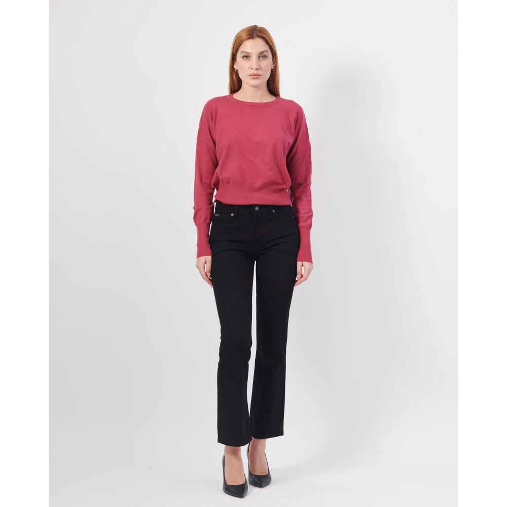 Guess Zwarte Straight Leg Jeans Black Dames