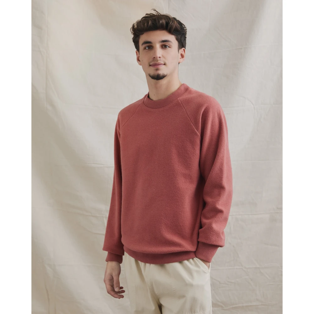 La Paz Marsala Raglan Sweatshirt Fleece Comfort Brown Heren