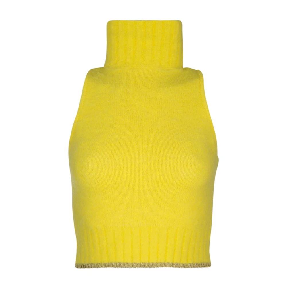 Pinko Stijlvolle Top voor Trendy Looks Yellow Dames