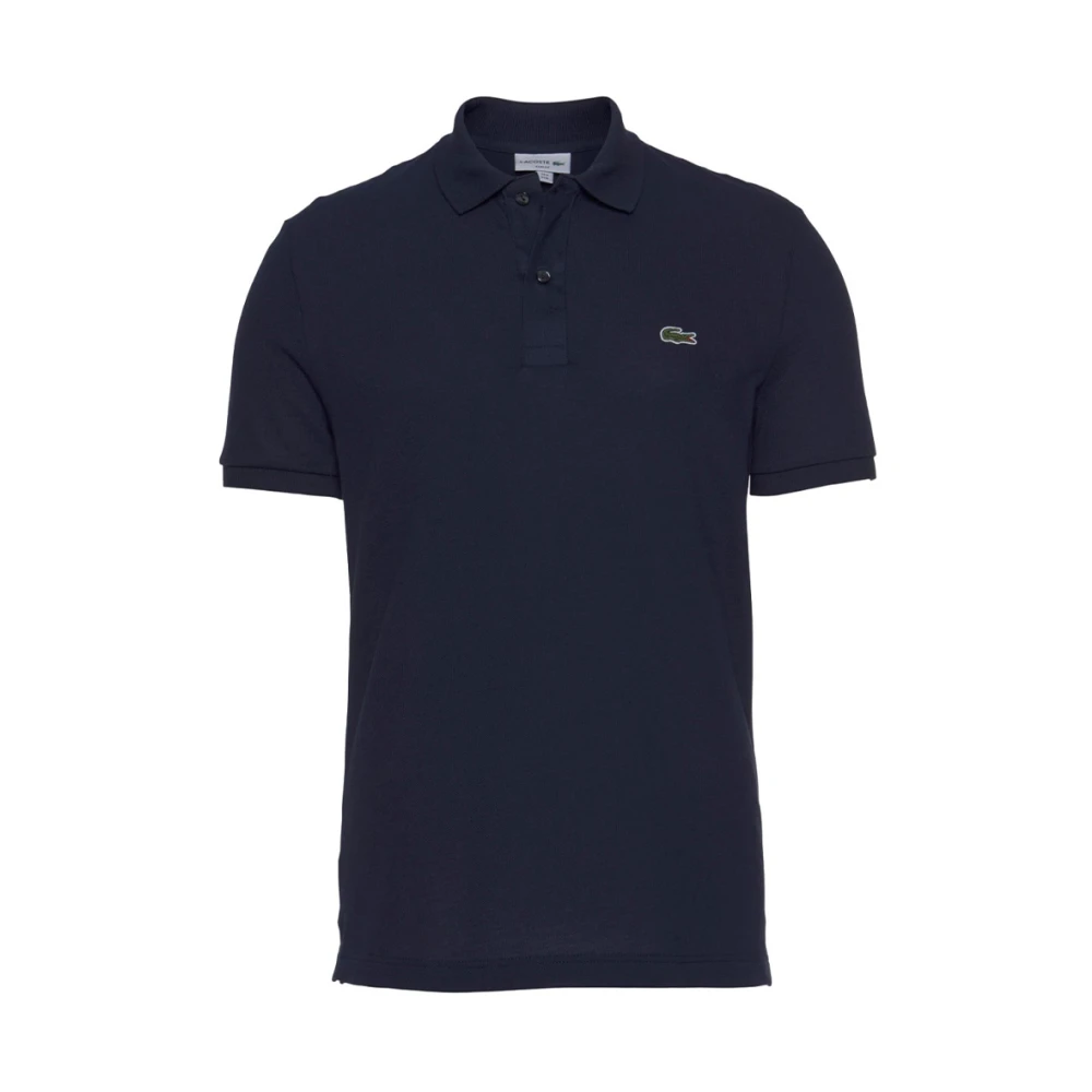 Lacoste Blå L.12.12 Slim Fit Piqué Pikétröja