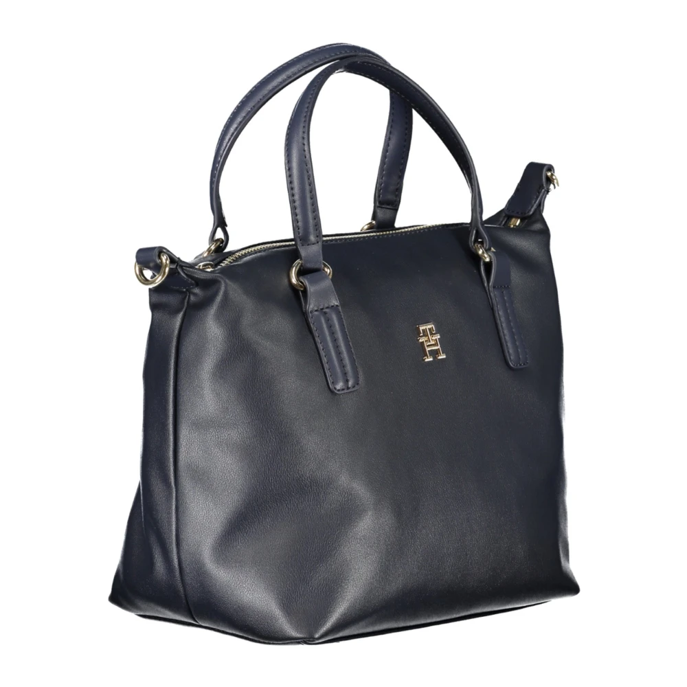 Tommy Hilfiger Blauwe Dames Tas met Verstelbare Band Blue Dames