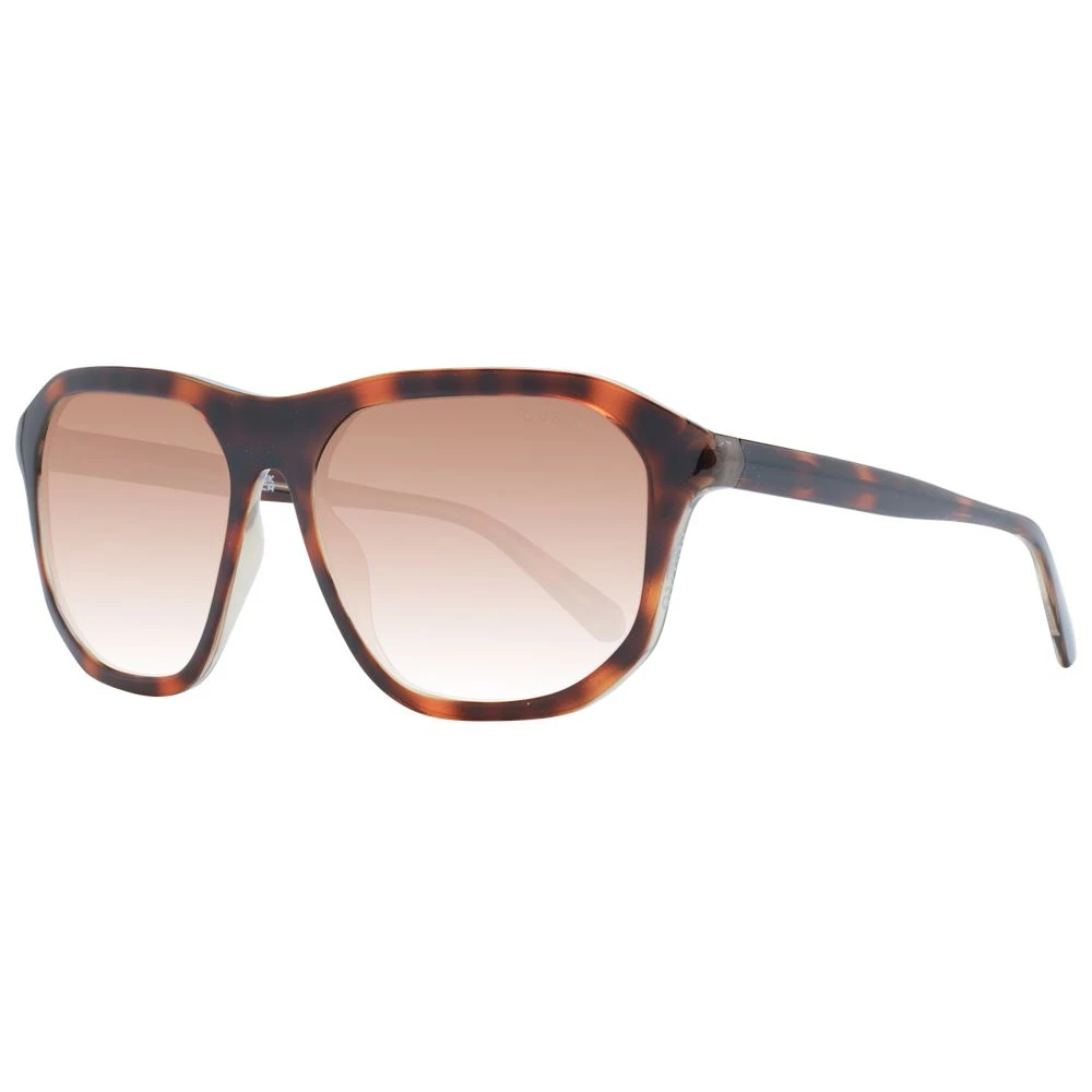 Guess Unisex Brown Sunglasses Square Gradient