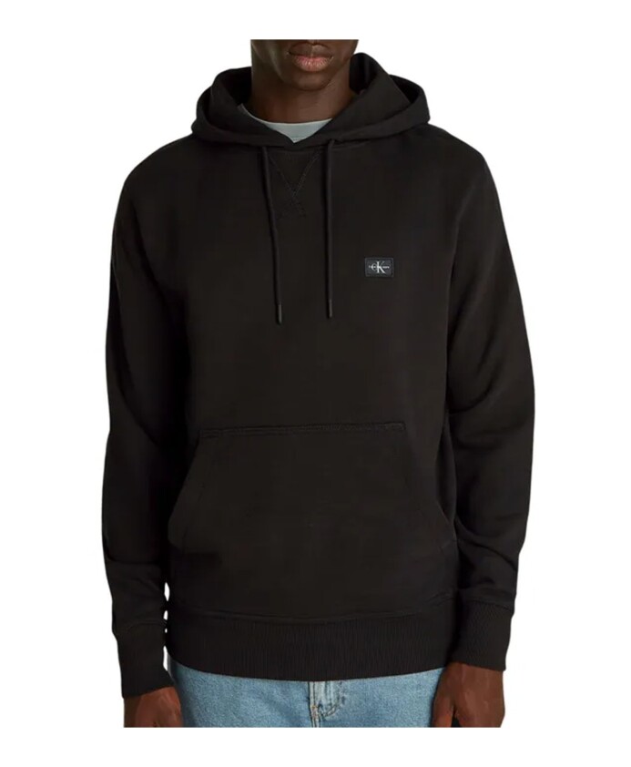 sweat-a-capuche-noir-100-coton