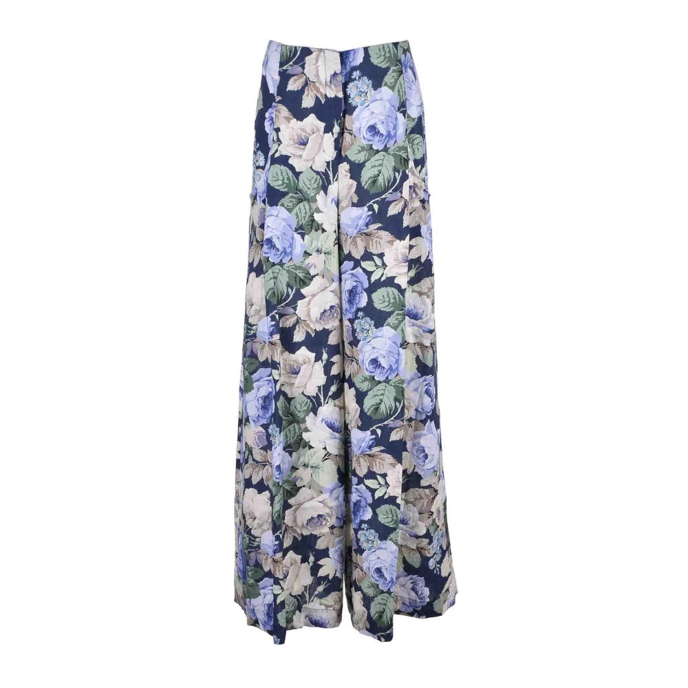 Erika Cavallini Stijlvolle Straight Trousers Multicolor Dames