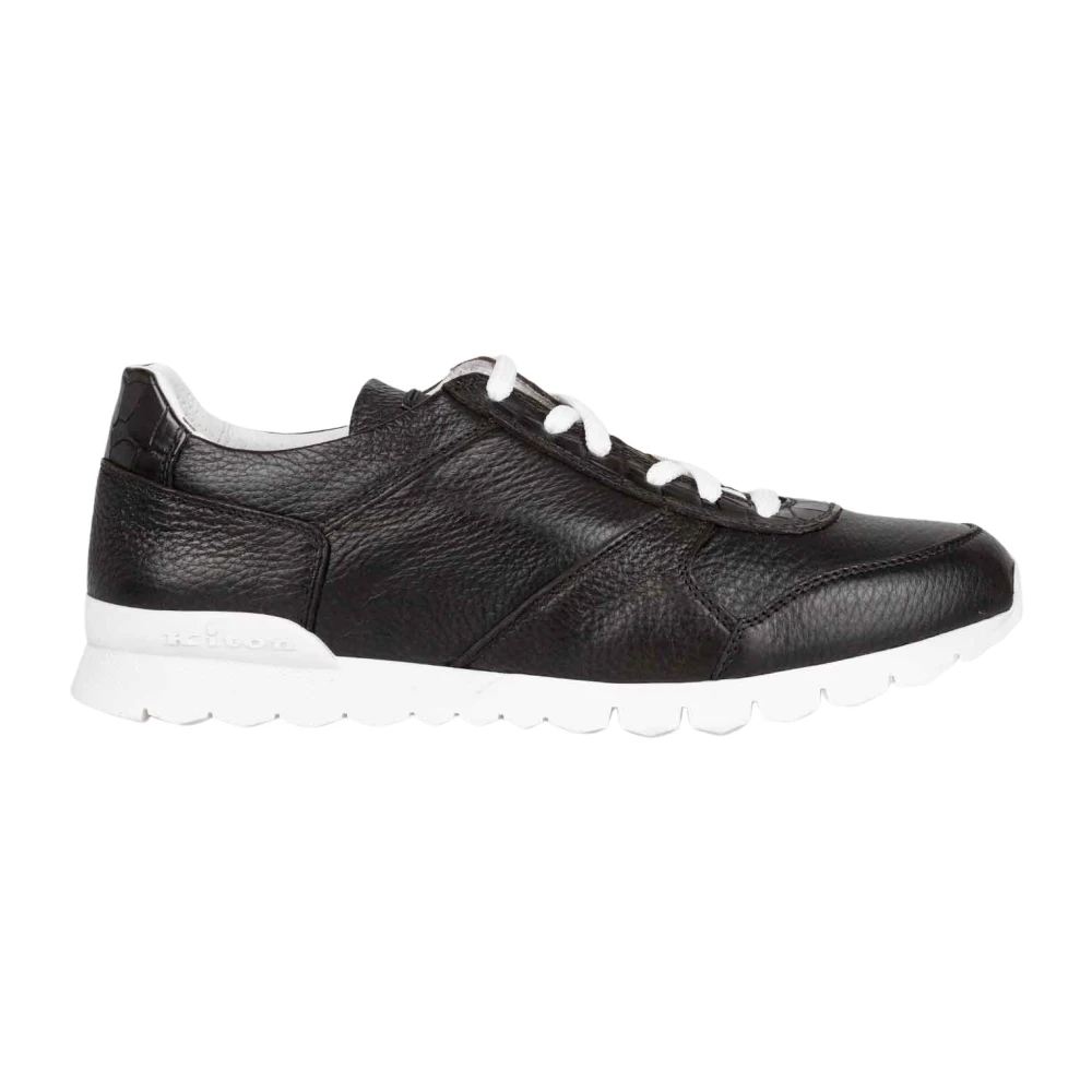 Kiton Crocodile Leather Sneakers Heren Schoenen Bruin