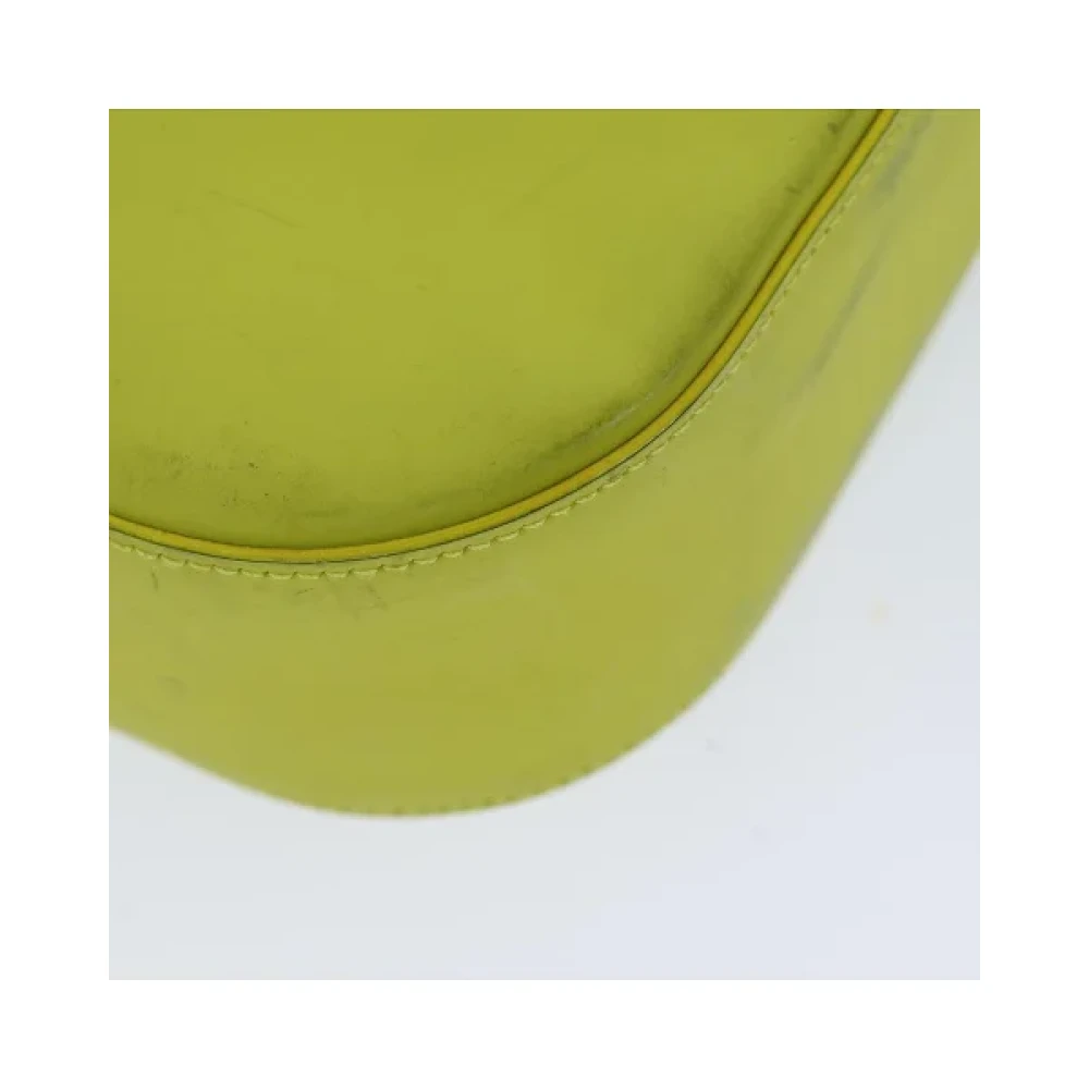 Gucci Vintage Pre-owned Leather handbags Yellow Dames
