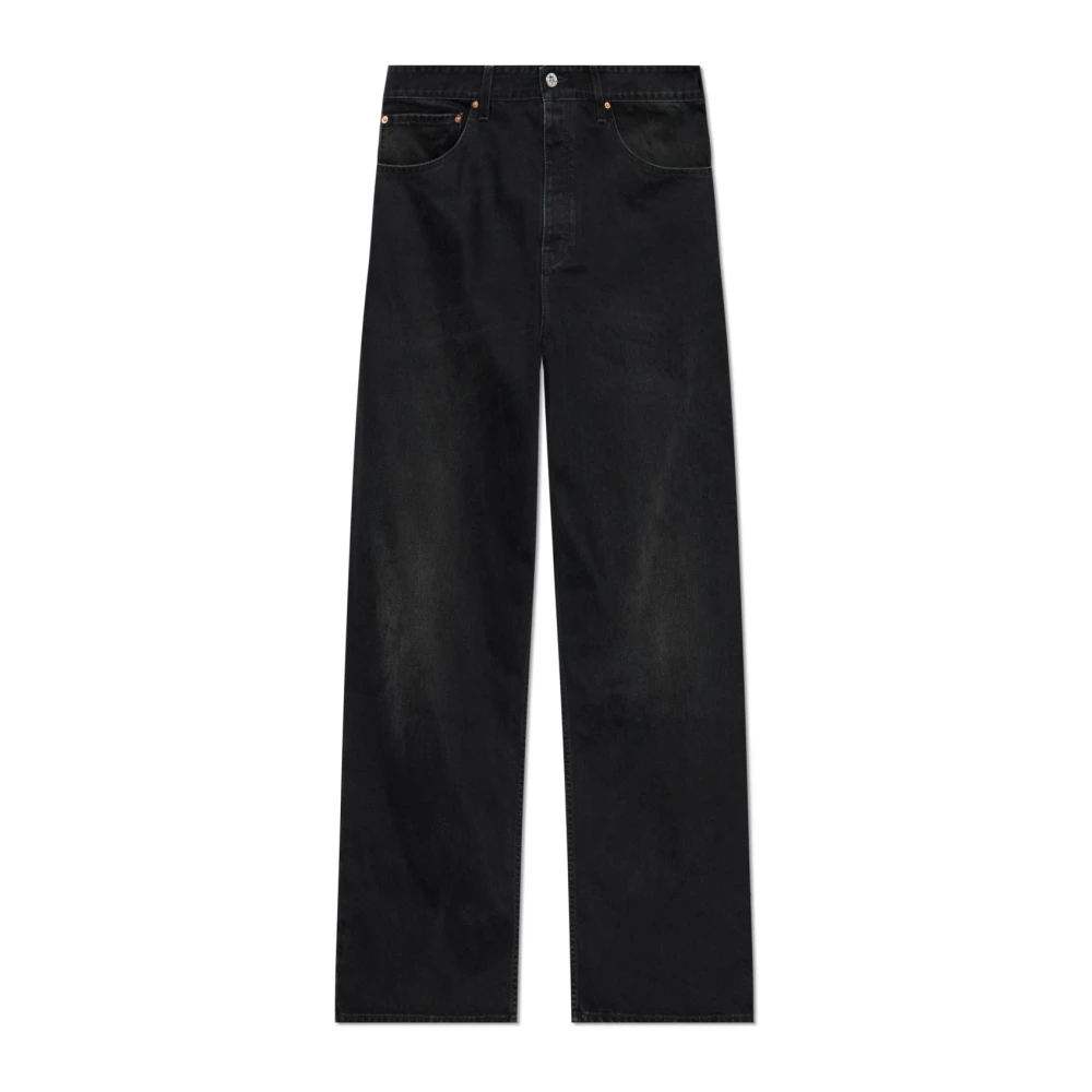 Vetements Jeans met logo Black Heren
