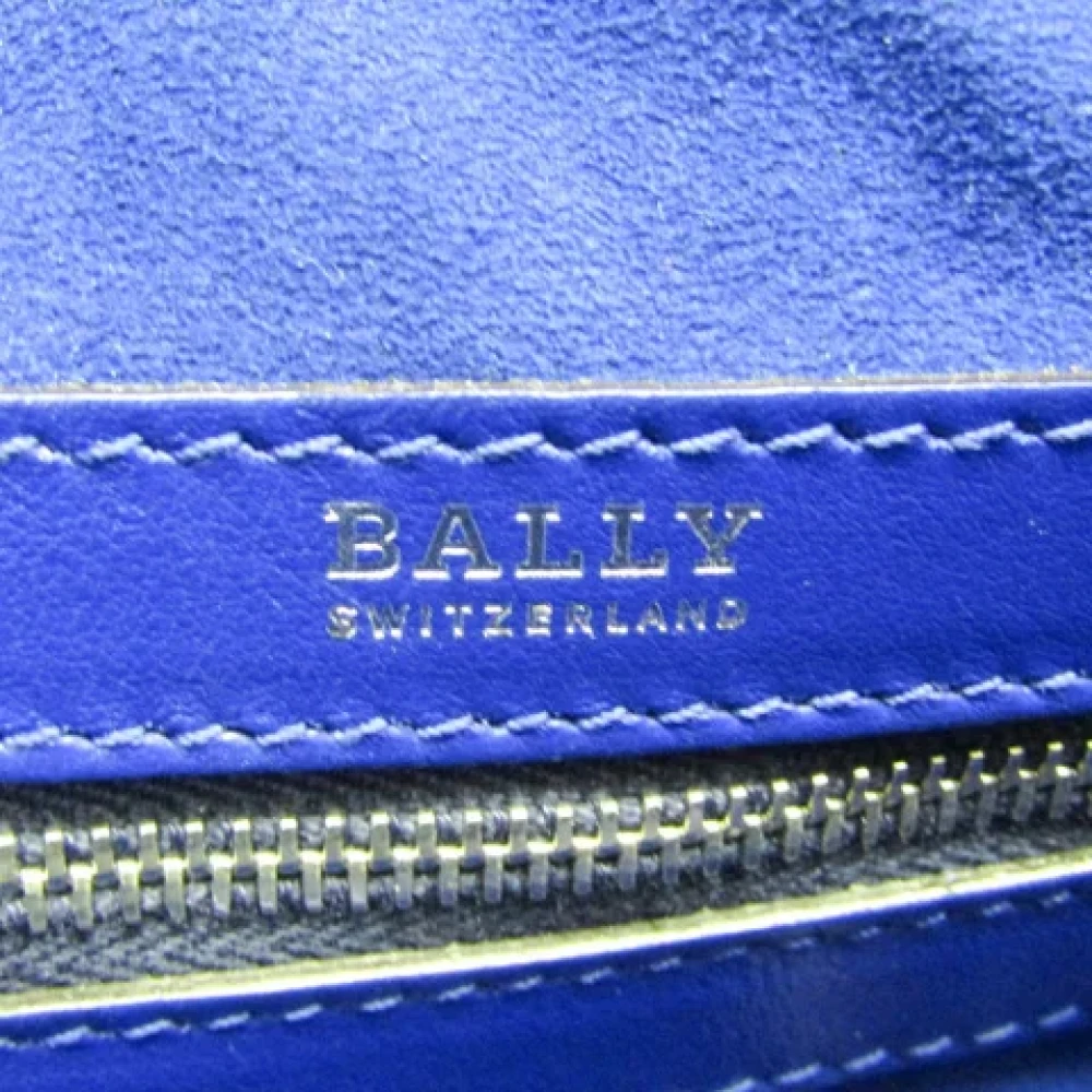 Bally Pre-owned Leather handbags Blue Dames