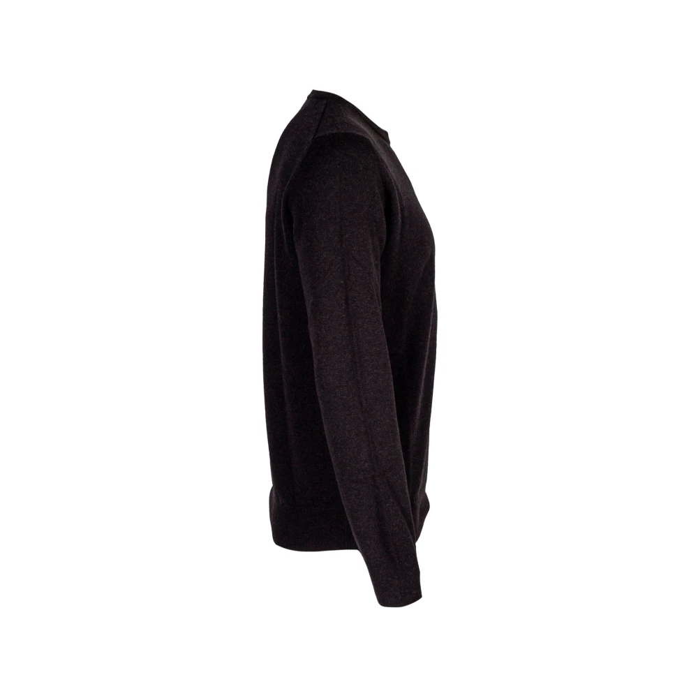 Kangra Heren Crew Neck Sweater. Lange Mouw. Black Heren