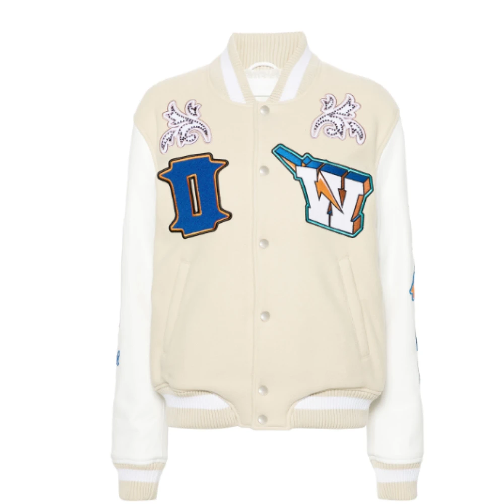 Off White Bomber Jackets Multicolor Dames