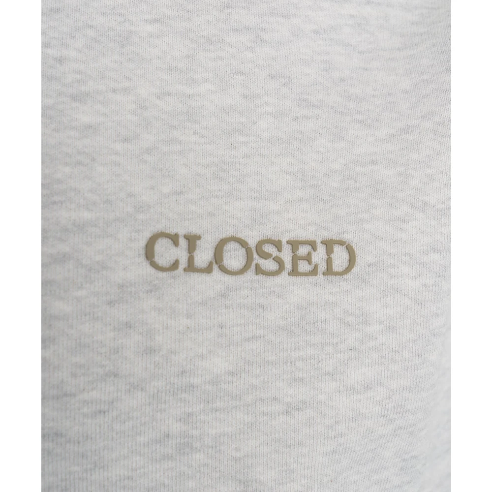 closed Grijze Sweat Bomber Jas Gray Heren