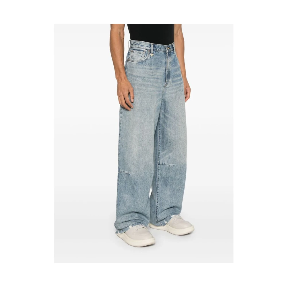 R13 Lichtblauwe Klassieke Five Pocket Jeans Blue Heren