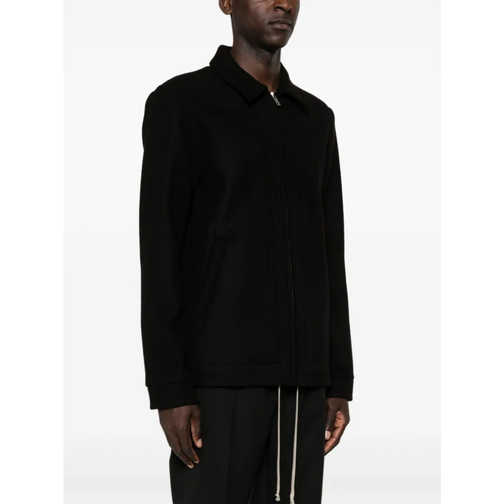Rick Owens Zwarte Jassen voor een Stijlvolle Look Black Heren