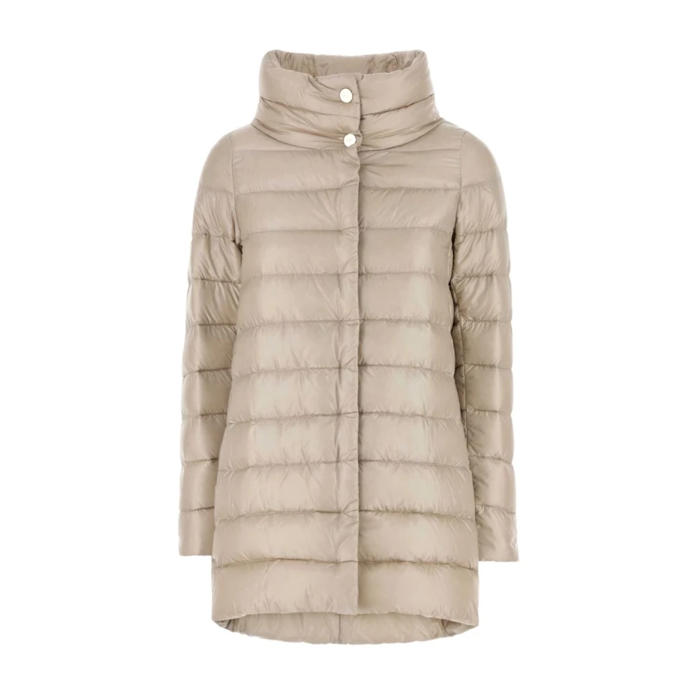 Herno Mujer Rosado - Chaqueta Ligera De Plumas Con Escote En V - Coats - Rosa - Xl